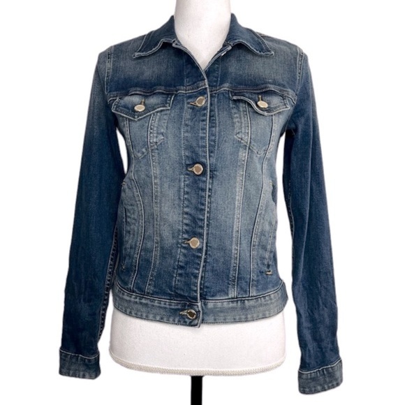 Michael Kors Women’s Denim Jean Jacket - Picture 1 of 12